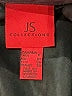 JS Collections 100% Acetate Metallic Black Long Sleeve Blouse Size 8 - photo 7