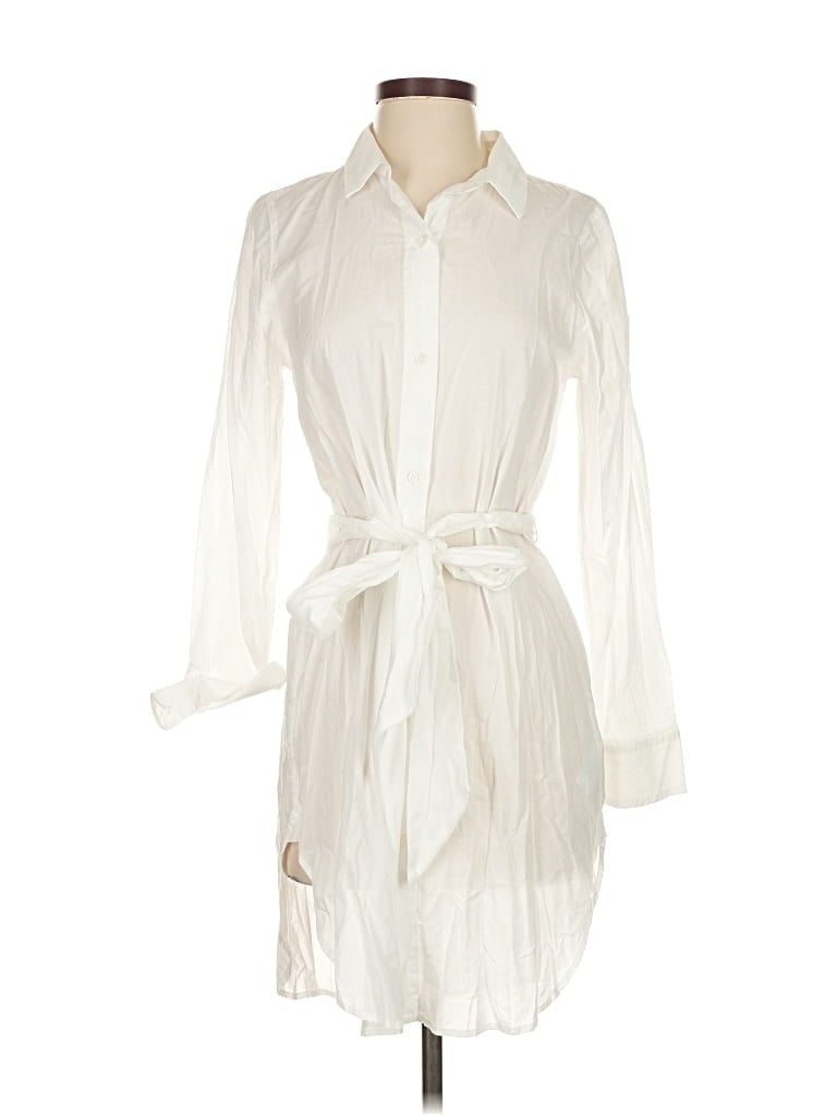 Pre-owned J.crew Factory Store Casual Dress In White