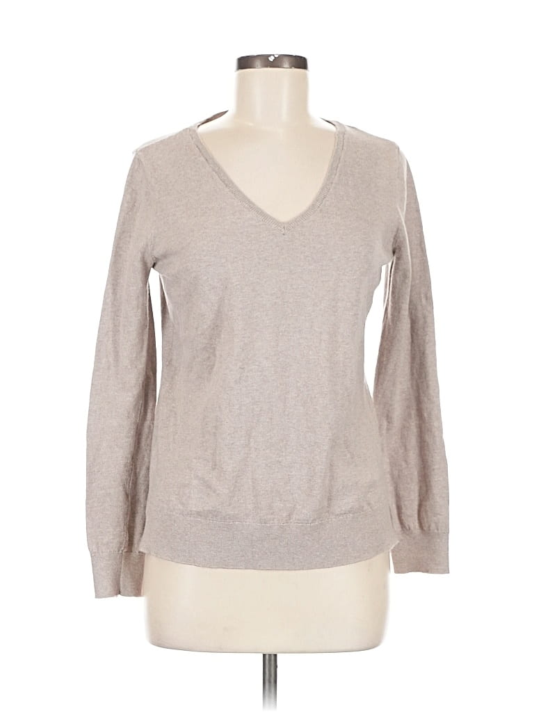 Pre-owned Ann Taylor Loft Outlet Pullover Sweater In Gray