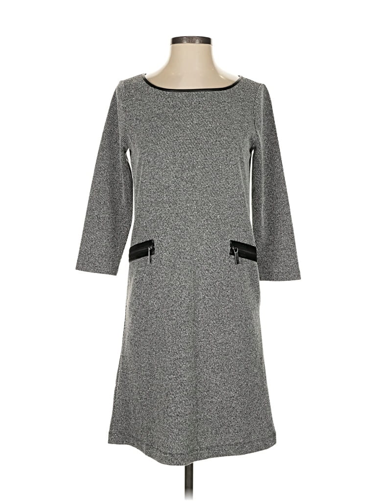 Pre-owned Ann Taylor Factory Casual Dress In Gray