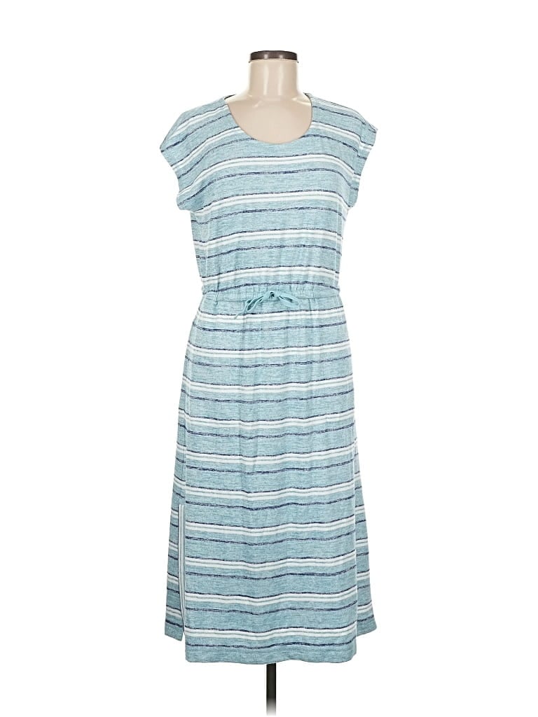 Pre-owned T By Talbots Casual Dress In Blue