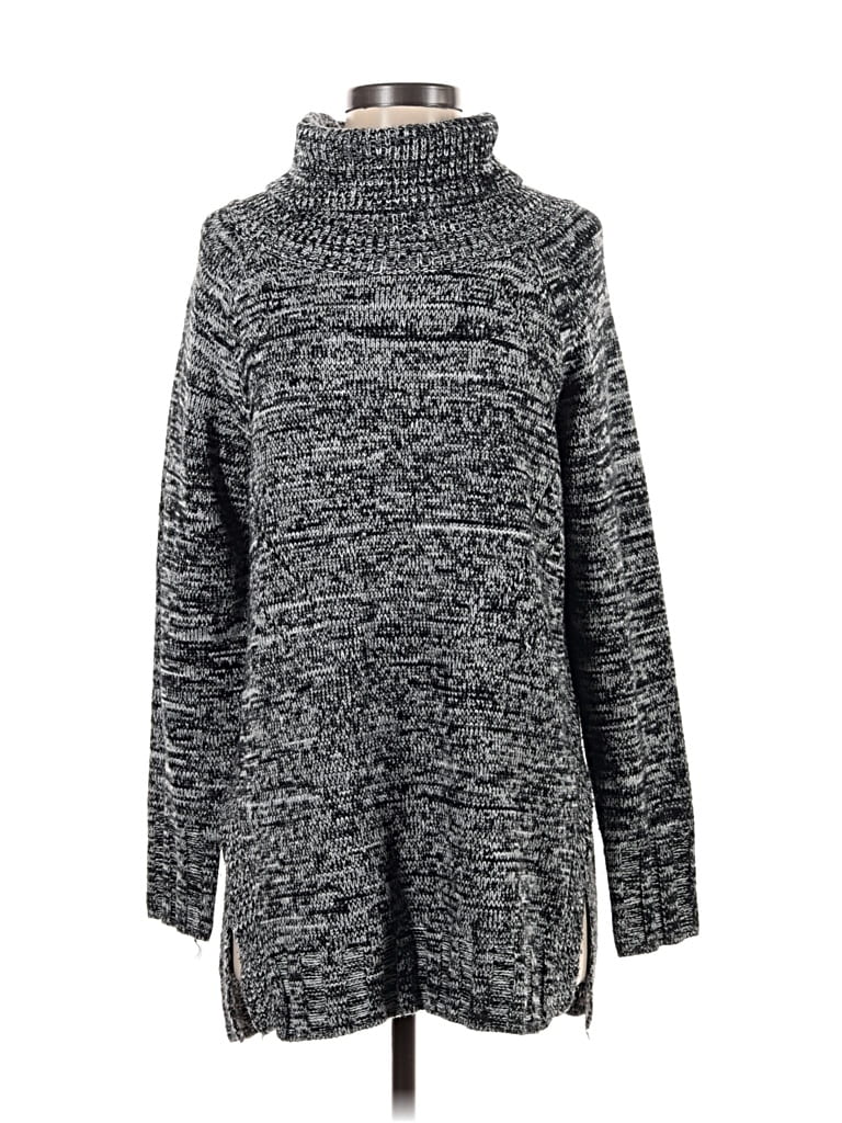 Pre-owned Doe & Rae Turtleneck Sweater In Gray