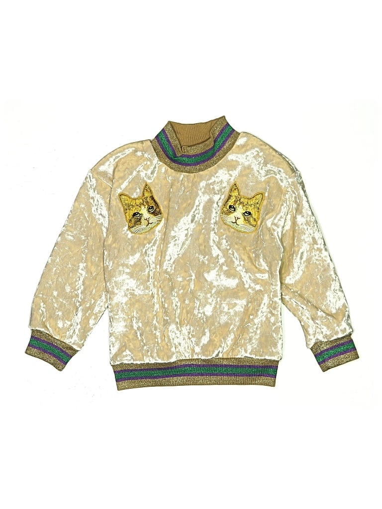 Pre-owned Assorted Brands Kids' Pullover Sweater In Gold