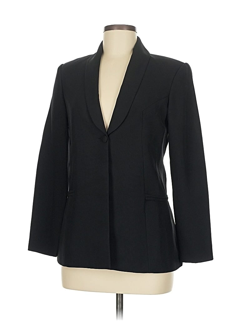 Pre-owned Assorted Brands Blazer Jacket In Black