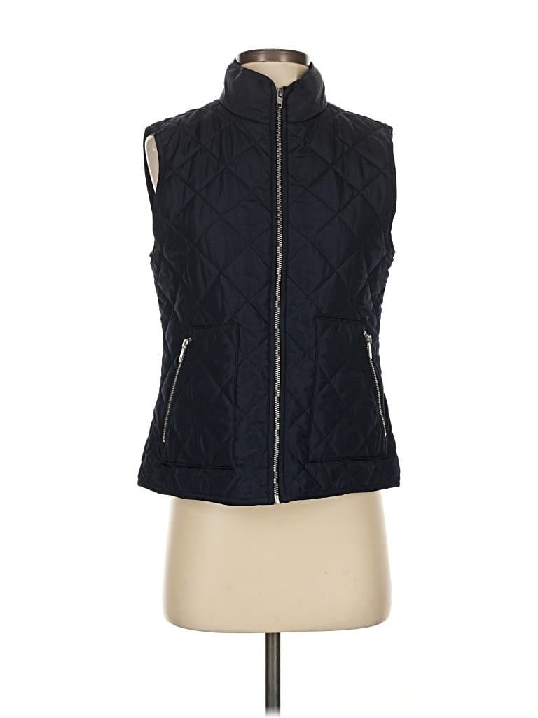 Pre-owned Ann Taylor Loft Outlet Vest In Blue