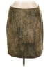 Assorted Brands Animal Print Brown Faux Leather Skirt Size 16 - photo 1