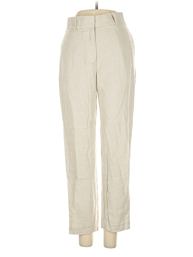 Pre-owned H&m Linen Pants In White