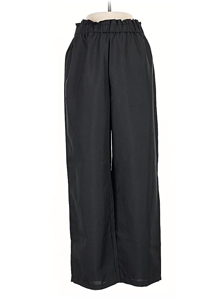 Pre-owned Unbranded Casual Pants In Black