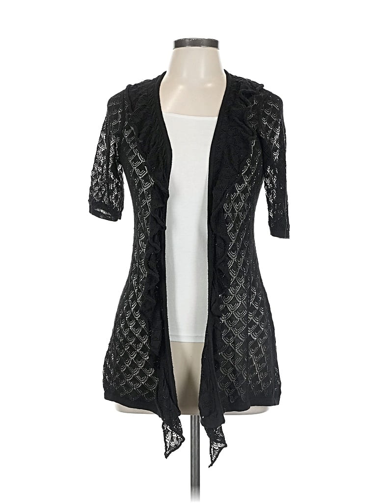 Pre-owned Unbranded Kimono In Black