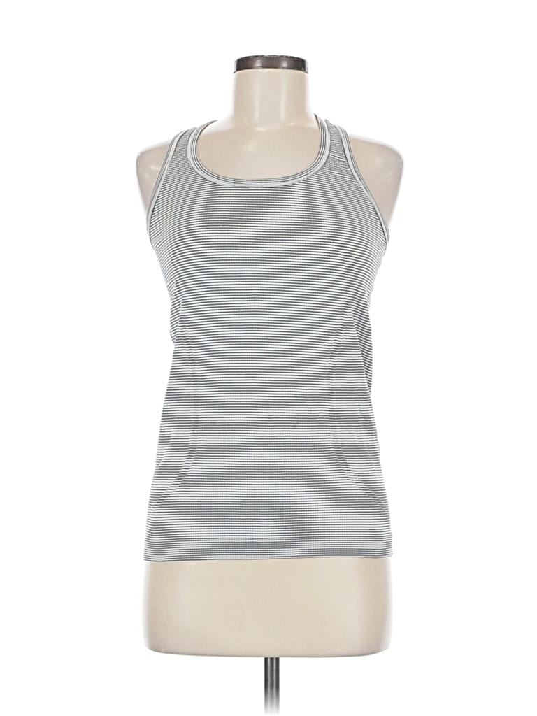 Pre-owned Lululemon Athletica Active Tank Top In Gray