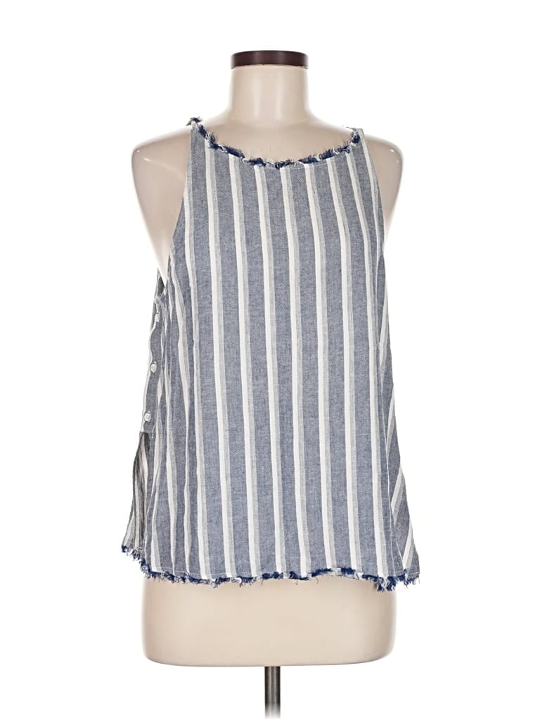 Pre-owned Cloth & Stone Sleeveless Blouse In Blue