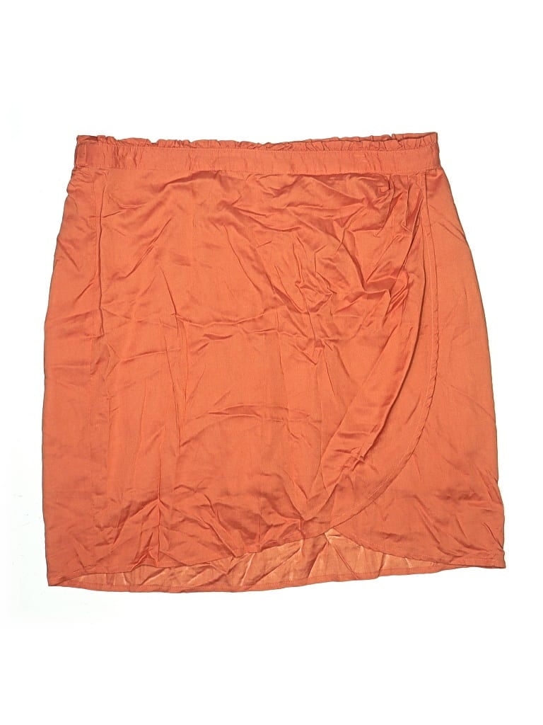 Pre-owned Candace Cameron Bure Casual Skirt In Orange