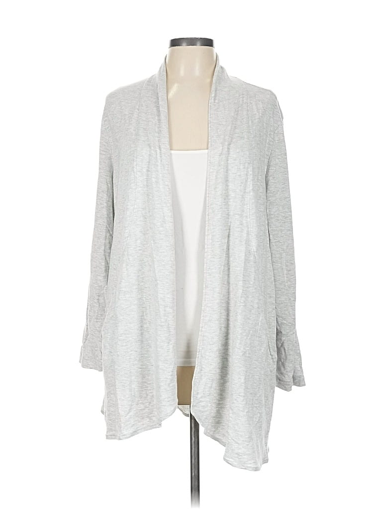 Pre-owned Purejill Cardigan Sweater In Gray