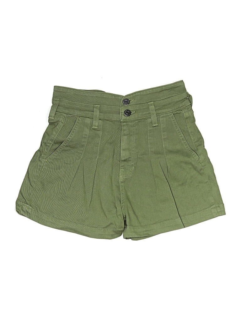 Pre-owned Veronica Beard Jeans Khaki Shorts In Green