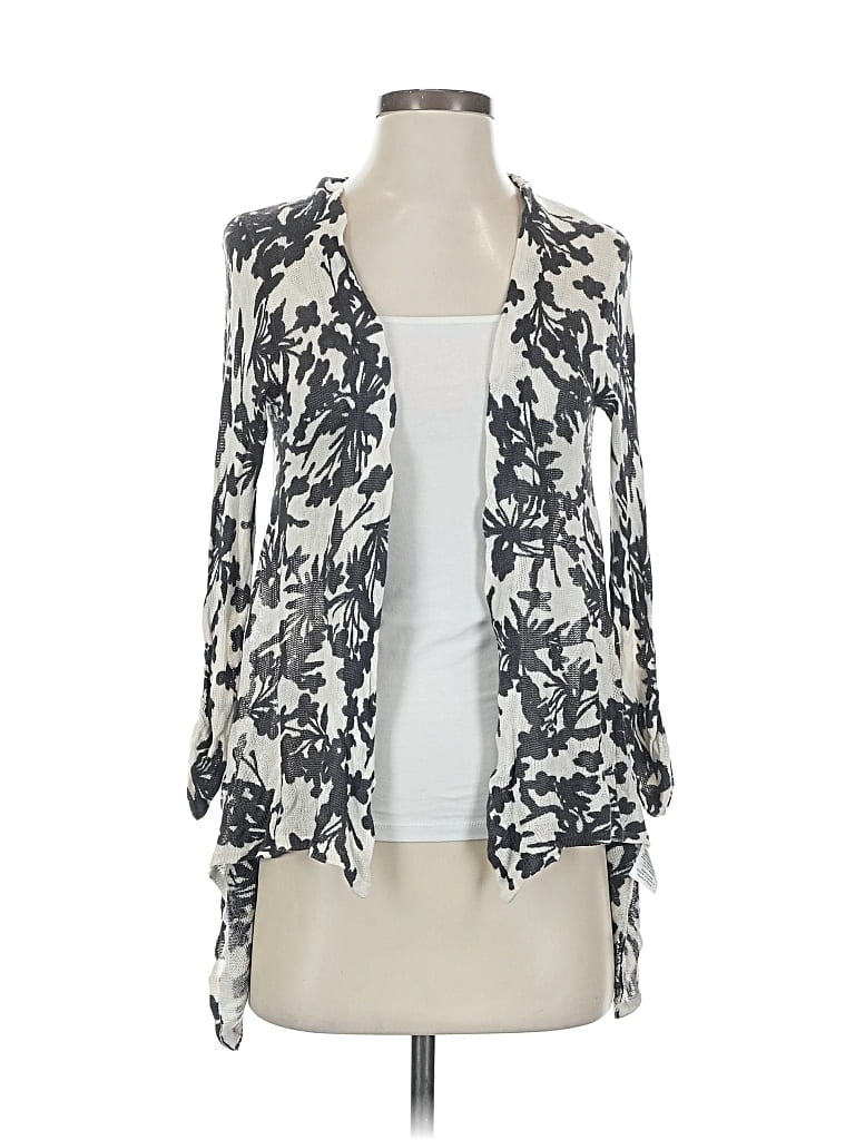 Pre-owned 41hawthorn Cardigan Sweater In White