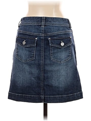 White House Black Market Denim Skirt (view 2)