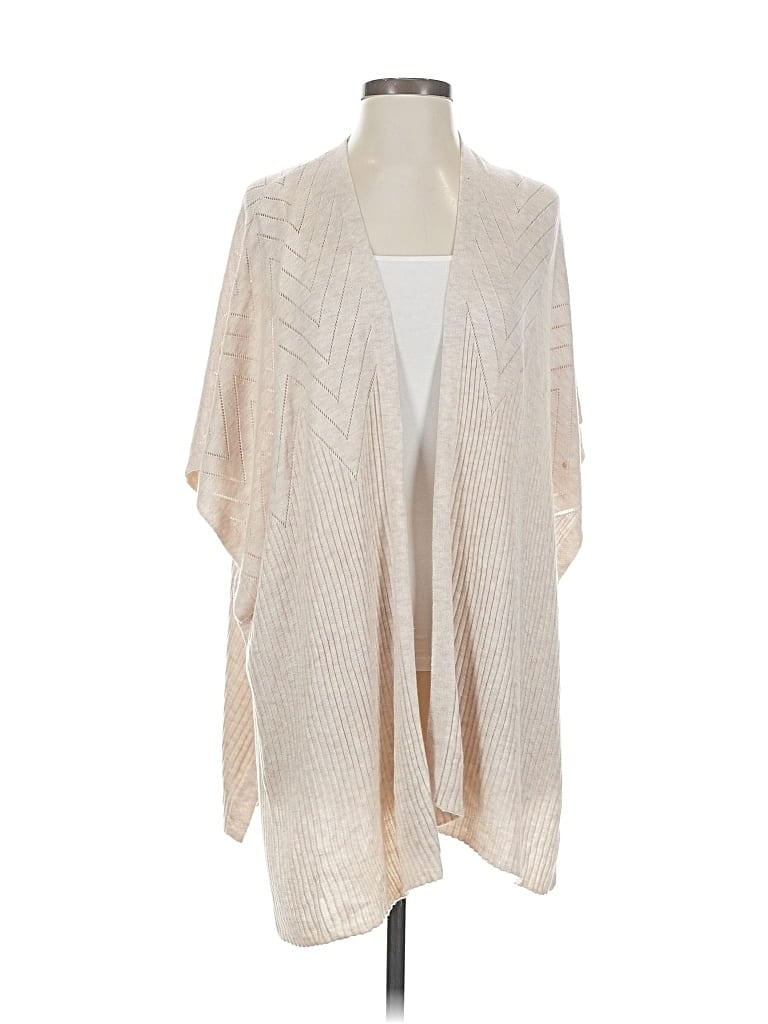 Pre-owned Ann Taylor Loft Cardigan Sweater In White