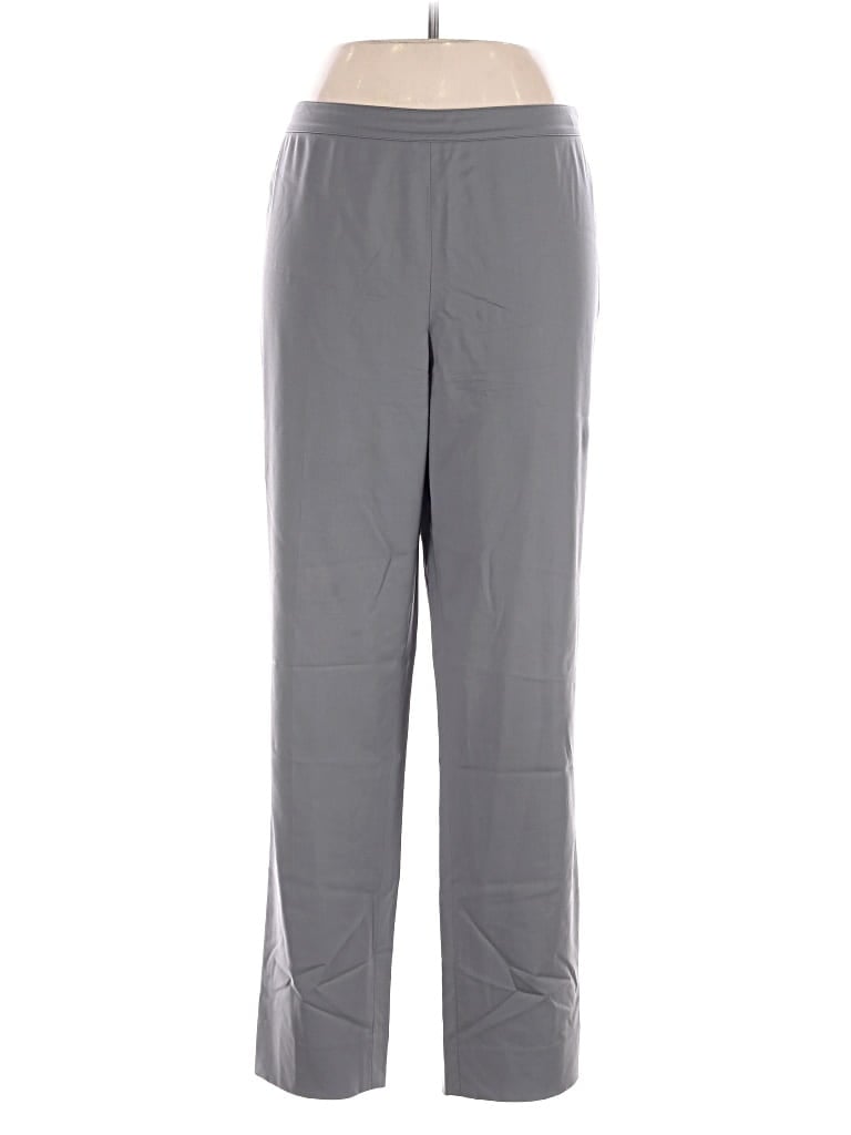 Pre-owned Lafayette 148 Track Pants In Gray