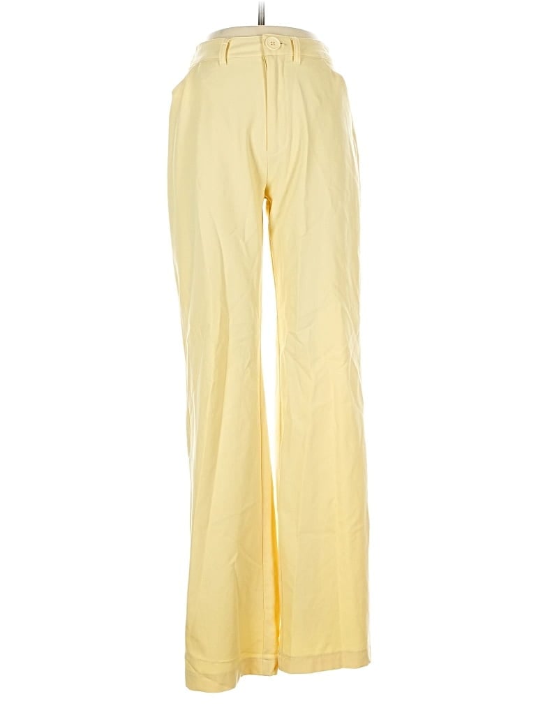 Pre-owned Danielle Bernstein Casual Pants In Yellow