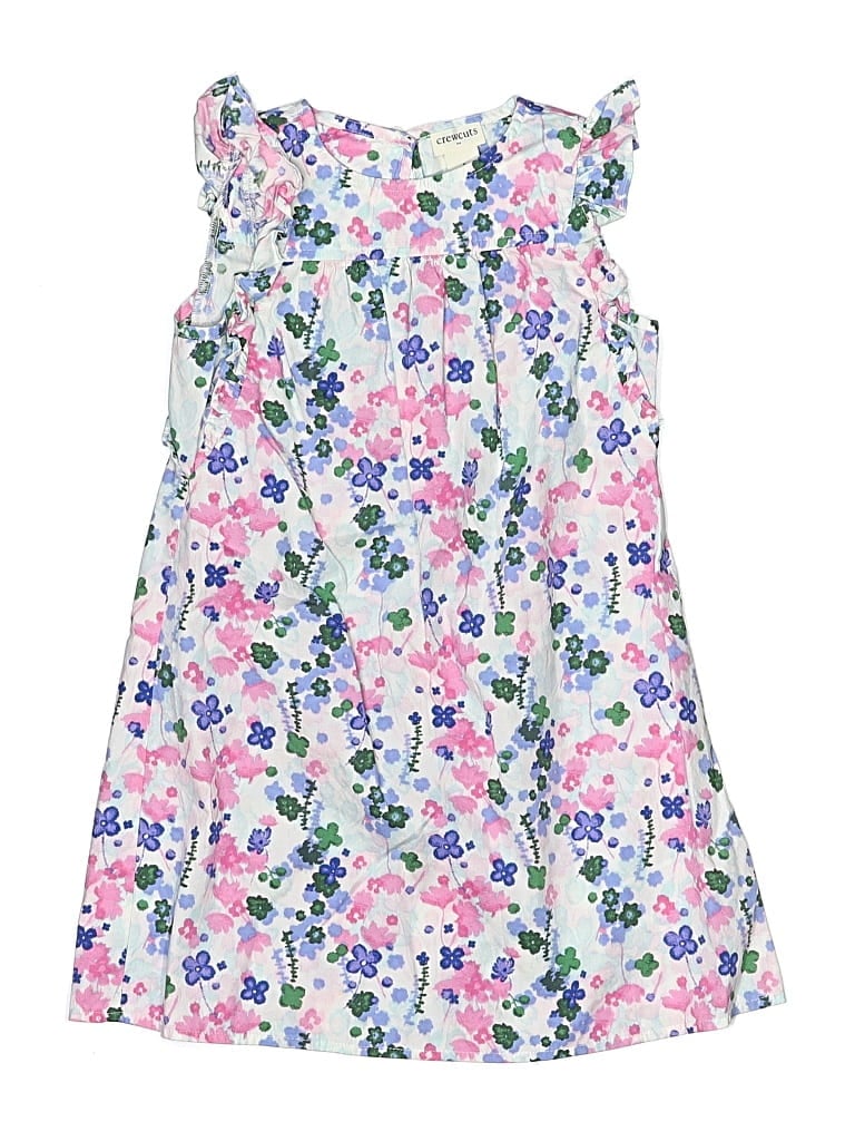 Pre-owned Crewcuts Outlet Kids' Dress In Blue