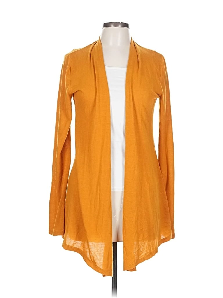 Pre-owned Mix By 41 Hawthorn Cardigan Sweater In Orange