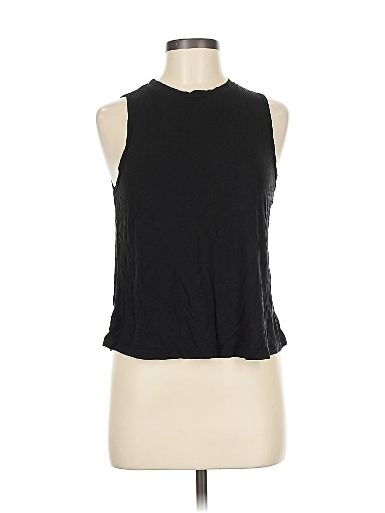 Pre-owned Assorted Brands Sleeveless T-shirt In Black