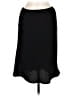 Michele 100% Polyester Solid Black Formal Skirt Size 8 - photo 1