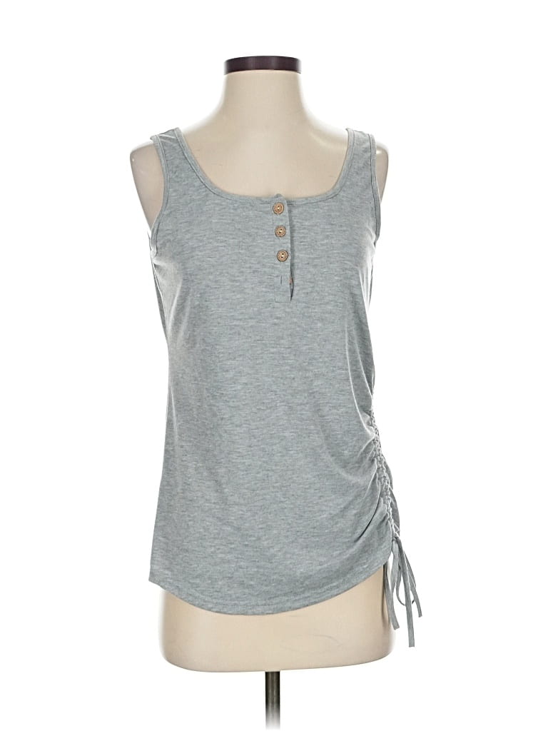 Pre-owned Unbranded Sleeveless T-shirt In Gray