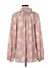 Bucketlist 100% Polyester Animal Print Brown Long Sleeve Blouse Size M - photo 2