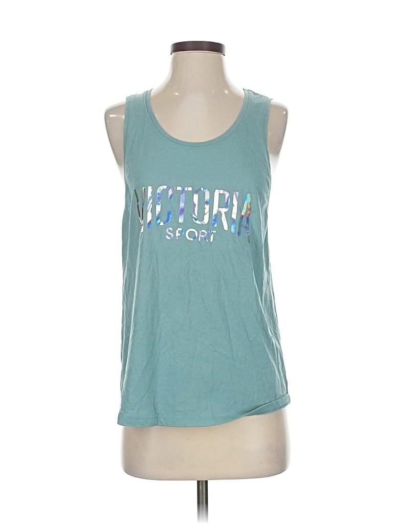Pre-owned Victoria Sport Sleeveless T-shirt In Blue