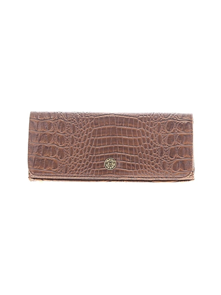 Pre-owned Isaac Mizrahi For Target Clutch In Brown