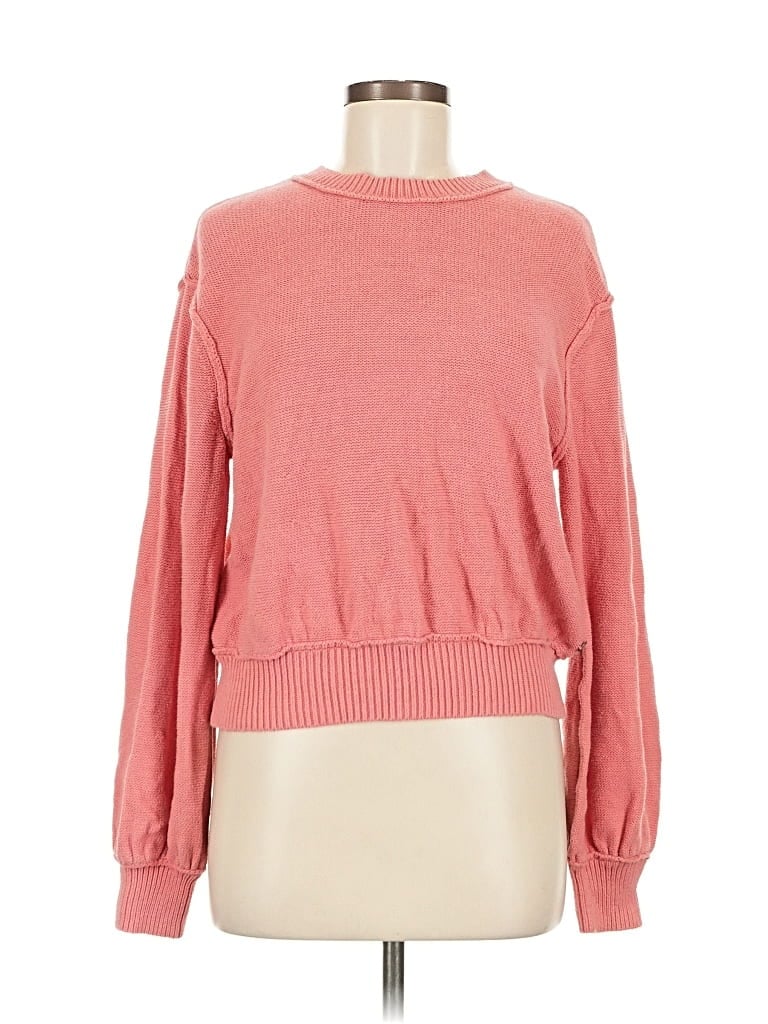 Pre-owned Roxy Pullover Sweater In Pink