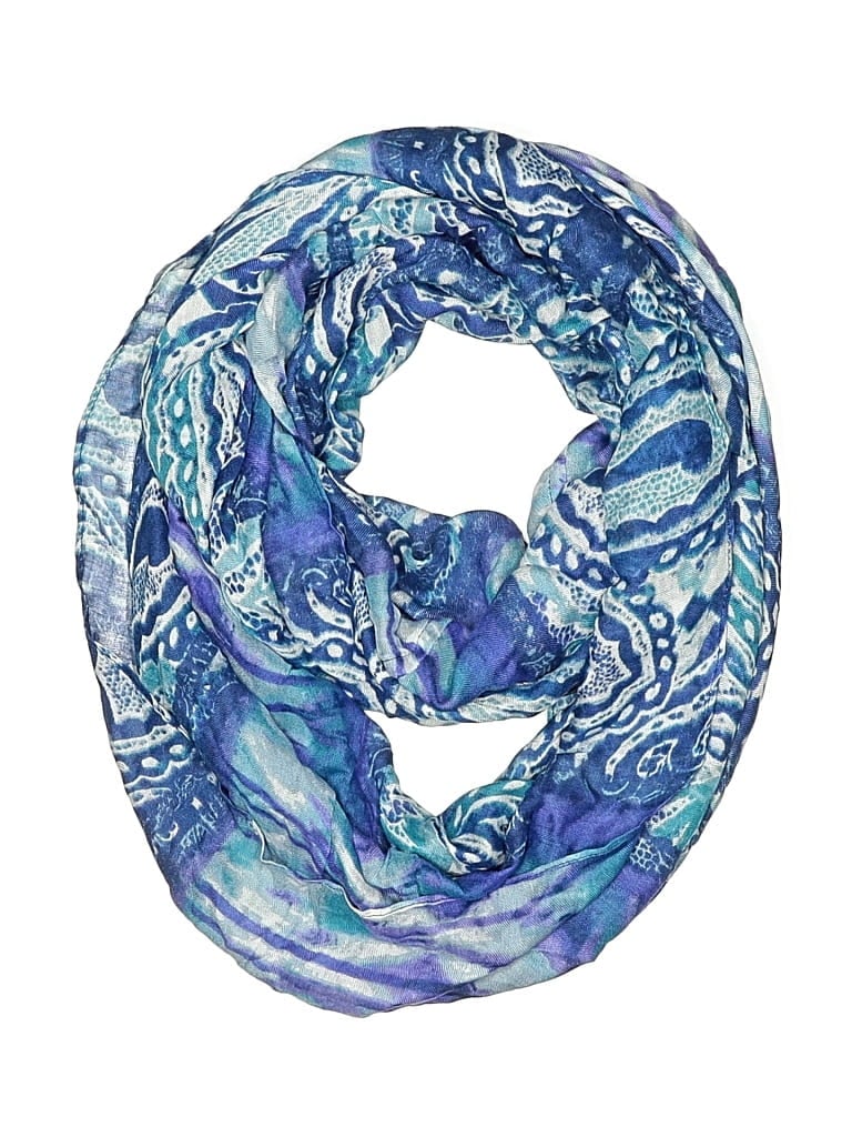 Pre-owned Unbranded Scarf In Blue