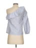 J.Crew 100% Cotton Blue 3/4 Sleeve Blouse Size 2 - photo 2