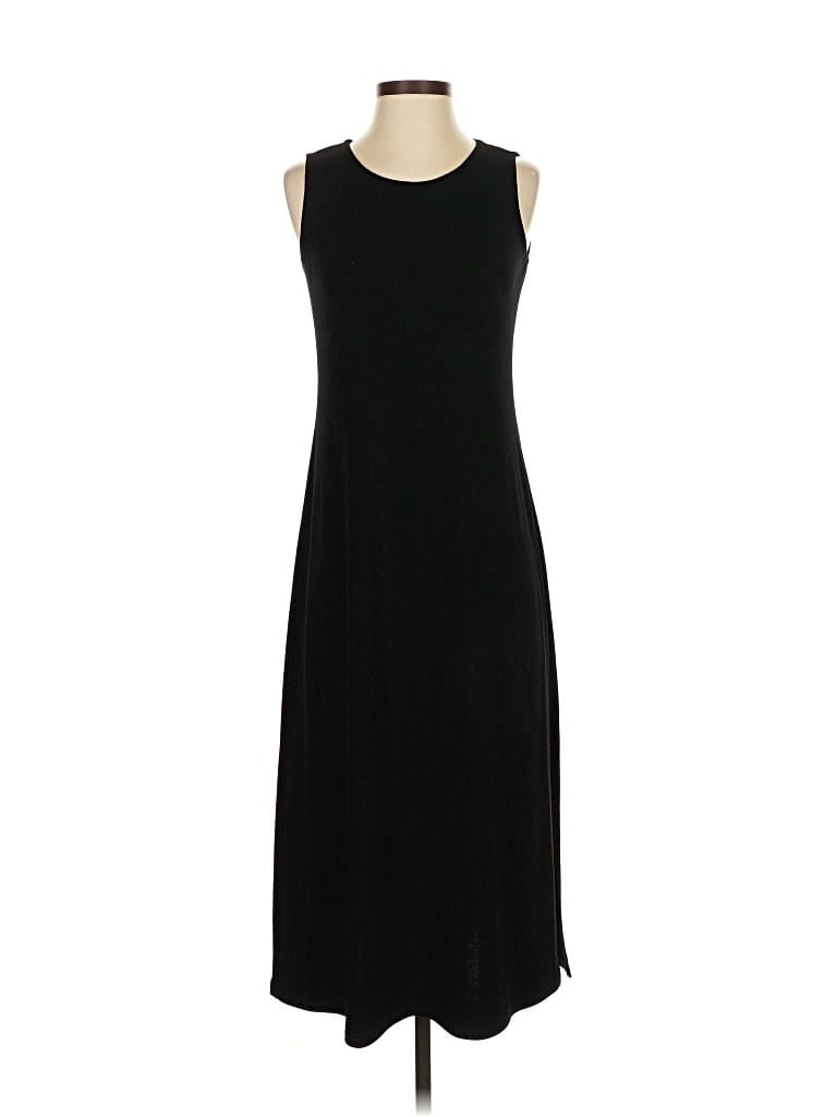 Pre-owned Norm Thompson Casual Dress In Black