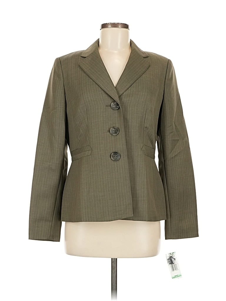 Evan Picone Blazer Jacket In Green
