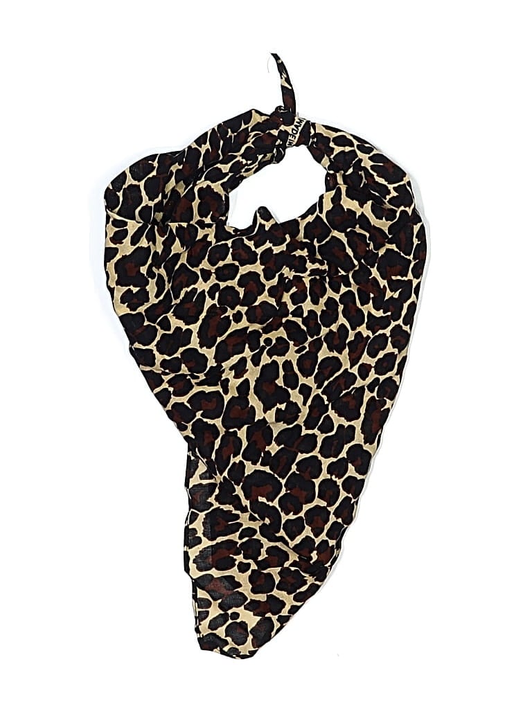 Pre-owned Assorted Brands Scarf In Brown