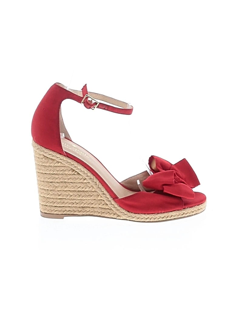 Pre-owned Kate Spade New York Wedges In Red