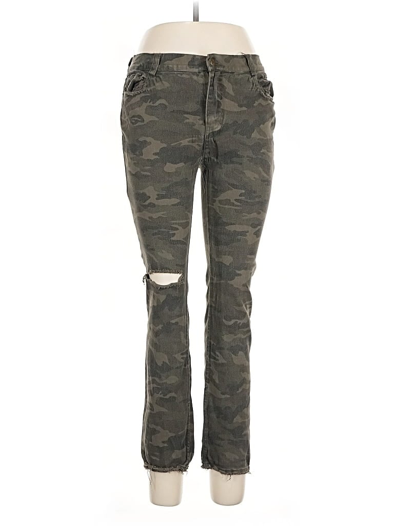 OLIVACEOUS Pre-owned Jeans In Green