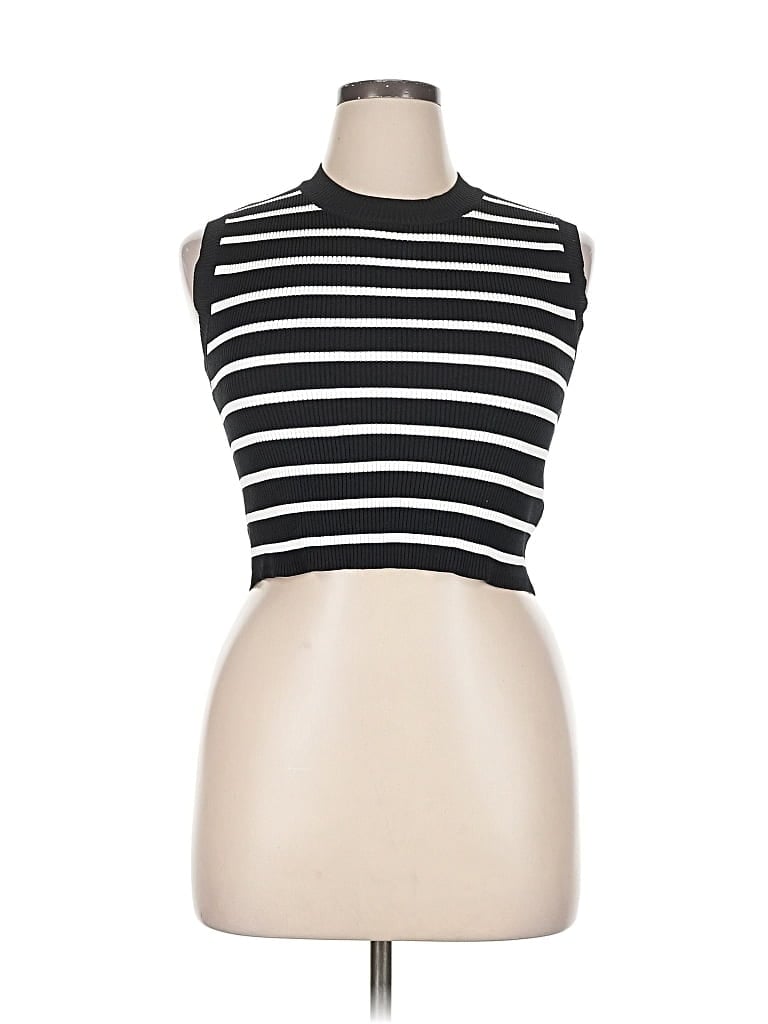 Pre-owned Sincerely Jules Sleeveless T-shirt In Black