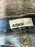 ASKK NY 100% Cotton Blue Denim Shorts Size 23 waist - photo 3