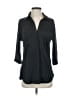BCBGMAXAZRIA 100% Polyester Black 3/4 Sleeve Blouse Size S - photo 1