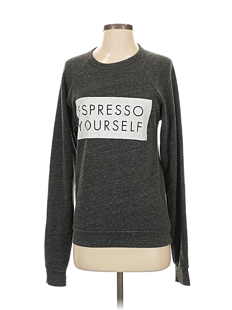 Pre-owned Assorted Brands Sweatshirt In Gray