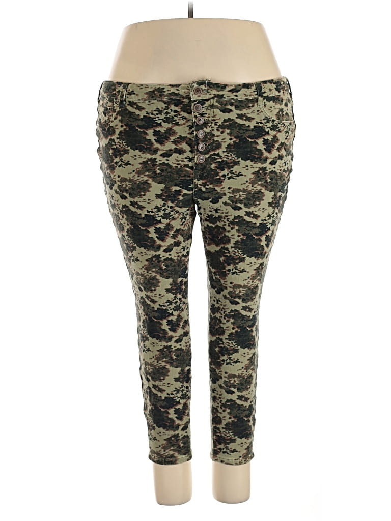 Pre-owned Pilcro By Anthropologie Casual Pants In Green