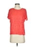 J.Crew 100% Linen Orange Short Sleeve Blouse Size XXS - photo 1