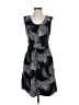Classiques Print Black Casual Dress Size 4 - photo 1