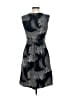 Classiques Print Black Casual Dress Size 4 - photo 2