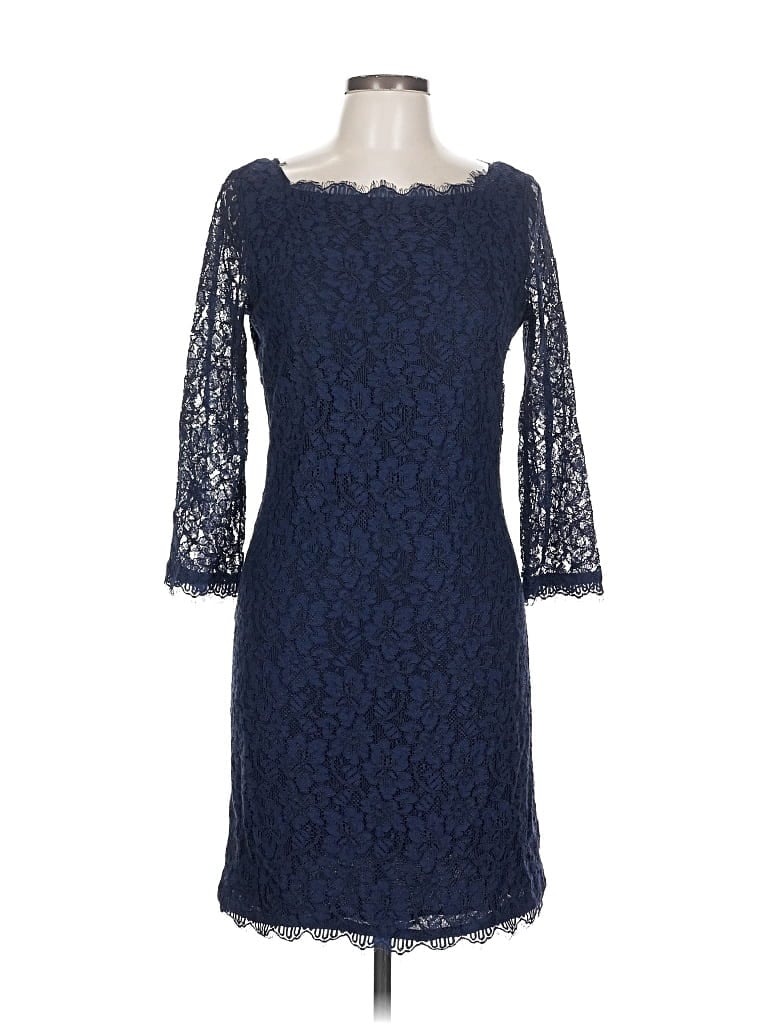 Pre-owned Diane Von Furstenberg Cocktail Dress In Blue
