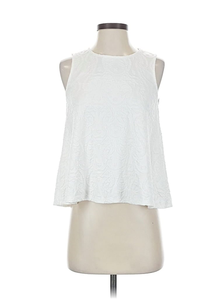 MAEVE BY ANTHROPOLOGIE Pre-owned Sleeveless Blouse In White