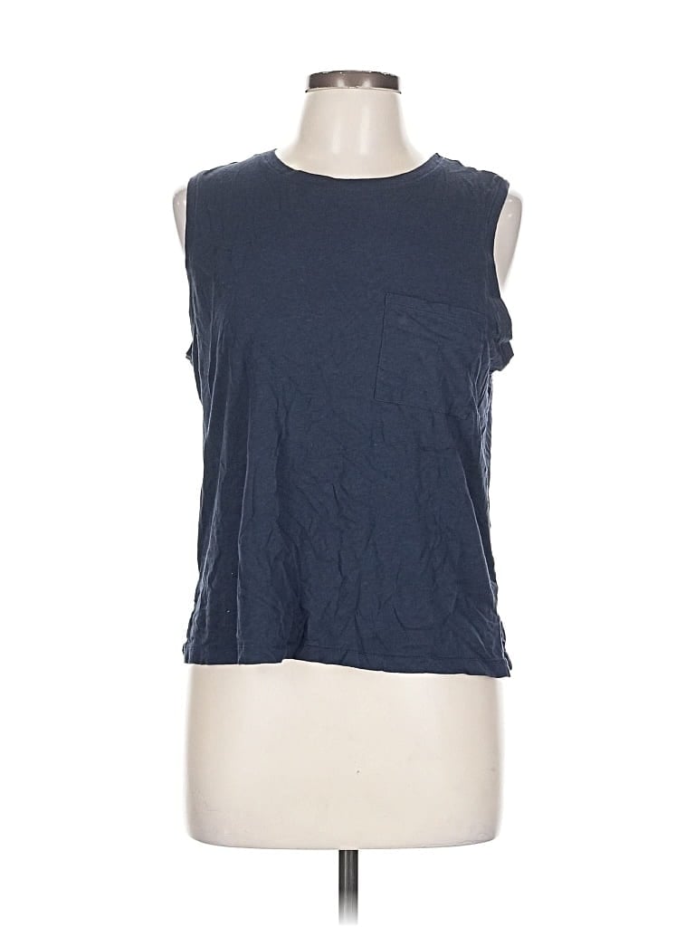 Pre-owned J By Joie Sleeveless T-shirt In Blue